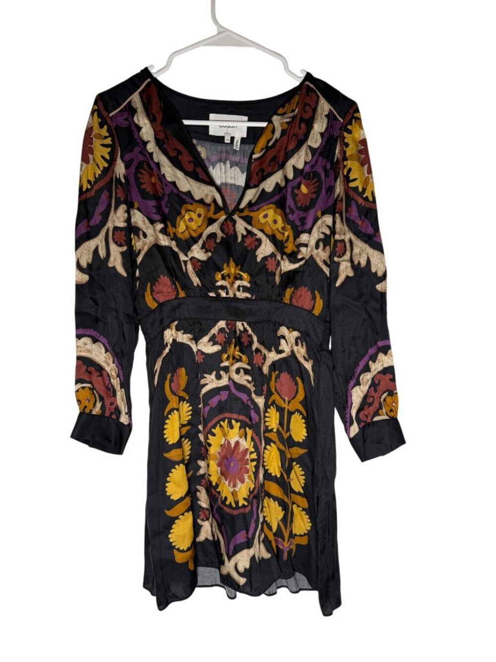 Ba&Sh Fedora Embroidered Boho Tunic Dress Size XS NWT
